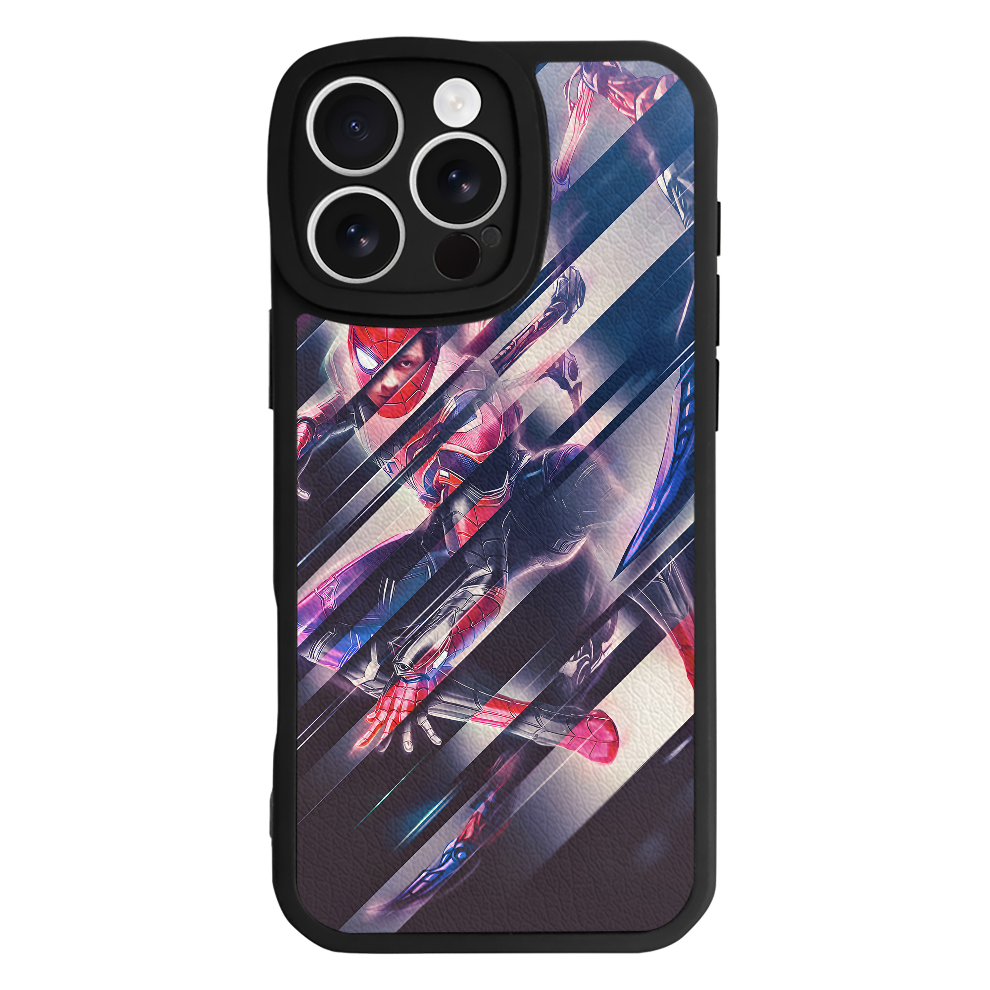 （画像用） アベンジャーズ The Avengers 【iPhone 16シリーズ対応】シリコンスマホケース（レザー調） 材質：シリコン